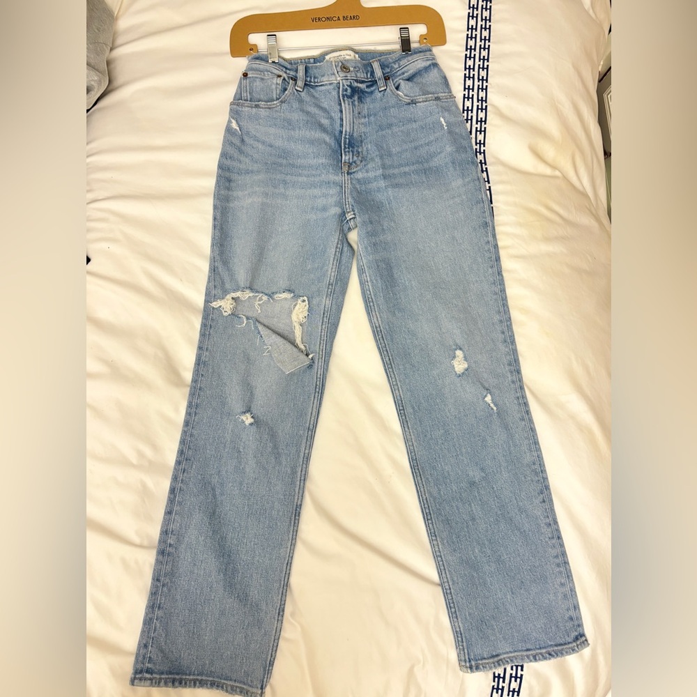 90s Ultra High Rise Straight Jeans Size 2 Short